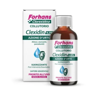 FORHANS CLEXIDIN 0,20 S/ALCOOL 200ML