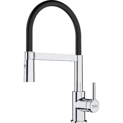 Franke: Miscelatore semi-professionale Lina Semi-Pro 115.0626.085 finitura cromato-nero