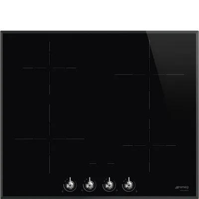 Smeg Piano cottura a induzione SI364BM in vetroceramica nero da 60 cm