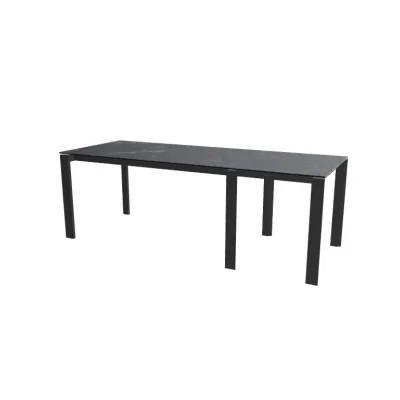 PRONTA CONSEGNA - Calligaris OUTLET Tavolo allungabile Duca CS4089-R 160 con struttura in acciaio P95 e piano in ceramica P18C da 160(220)x85 cm