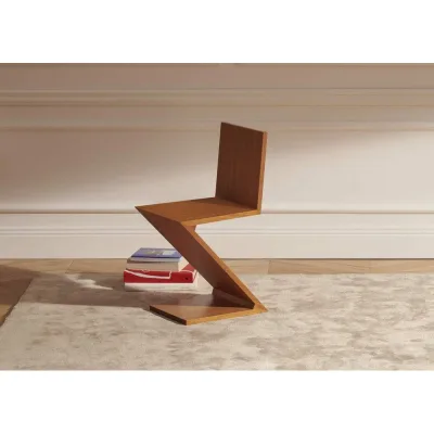 Cassina Sedia Zig-Zag in legno