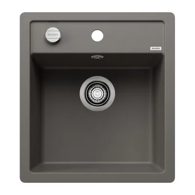 Blanco Lavello una vasca DALAGO 45-F 1527243 finitura grigio vulcano da 45.5x50 cm - Filotop