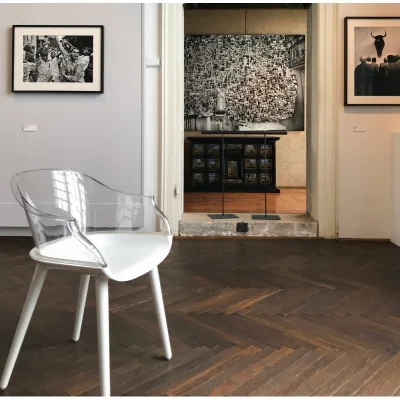 Magis Poltroncina Cyborg in policarbonato - Con braccioli