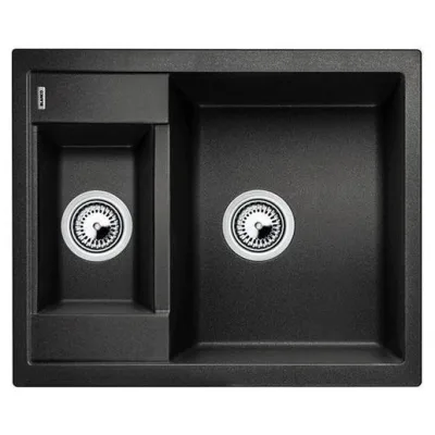 Blanco | Lavello una vasca con vaschetta METRA 6 1516179 finitura antracite da 61.5x50 cm - Sopratop