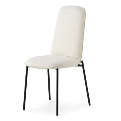 Connubia Sedia Riley CB2157-N con struttura in metallo e seduta a scelta