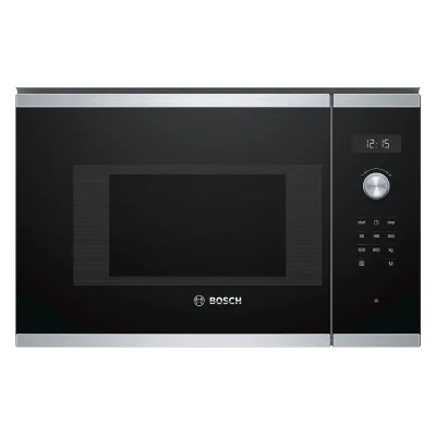 Bosch Microonde da incasso BFL524MS0 finitura acciaio inox da 60 cm - Serie 6
