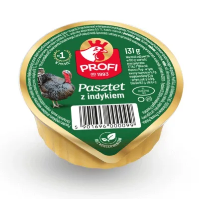 Profi Pasztet z Indykiem 131 gr Gusto autentico dalla Polonia