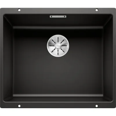 Blanco | Lavello una vasca SUBLINE 500-U 1525995 finitura nero da 53x46 cm - Sottotop