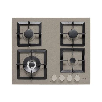 Elleci Piano cottura a gas PLANO 60 PGSP60143WS finitura G43 tortora da 60 cm