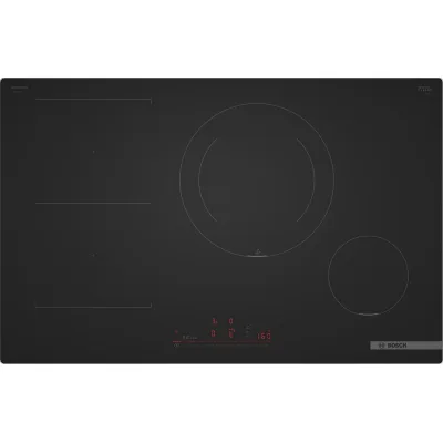 Bosch Piano cottura a induzione PVS81AHC1E finitura nero opaco da 80 cm