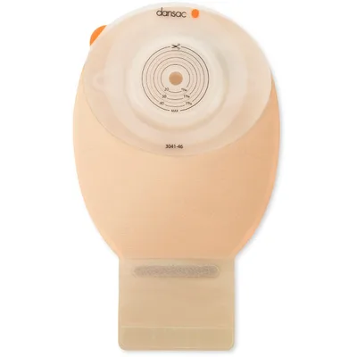 Dansac novalife tre 1 sacca aperta opaca convex maxi per ileostomia con finestra ritagliabile 15-59 mm 500 ml 10 pezzi