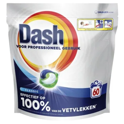 Dash Pods Professional Detersivo Lavatrice 60 Lavaggi Capsule Concentrate