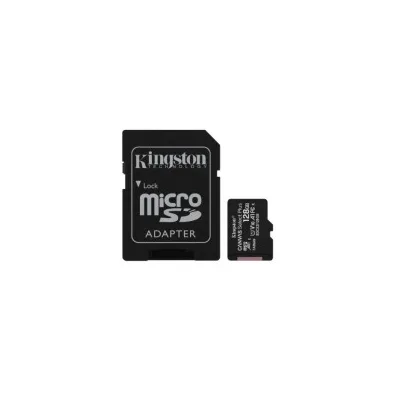 Scheda Micro SDXC Kingston Canvas Select Plus da 128 GB Classe 10 100 MB/s + adattatore SD SDCS3/128GB