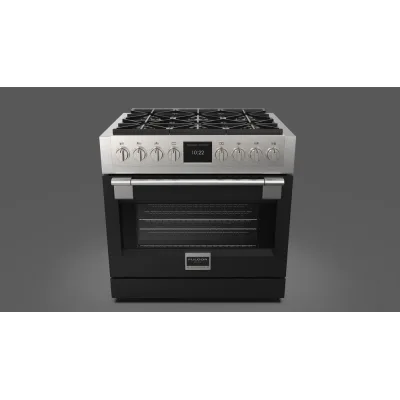 Fulgor Cucina Sofia FSRC 3606 P MG MK 2F MBK con forno multifunzione pirolitico e piano a gas finitura nero da 91 cm