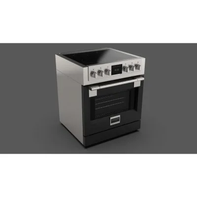 Fulgor Cucina Sofia FSRC 3004 P MI MK 2F MBK con forno pirolitico e piano a induzione finitura nero da 75.6 cm