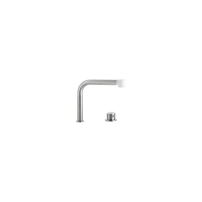 Alpes Miscelatore MCR25+CRL in acciaio inossidabile finitura satinata