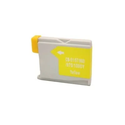 CARTUCCIA COMPATIBILE BROTHER LC51Y LC1000Y LC960Y LC970Y GIALLO DCP-130C