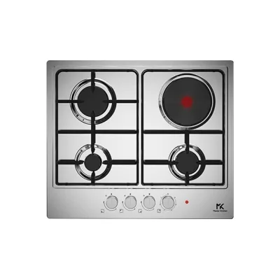 Master Kitchen Piano cottura misto gas/elettrico MKMG 603E101-ED E XS finitura inox da 60 cm