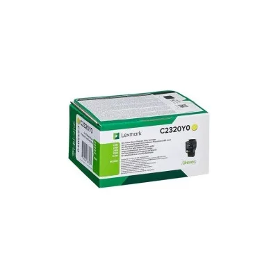 TONER ORIGINALE LEXMARK C2325 MC2325 C2320Y0 GIALLO 1K