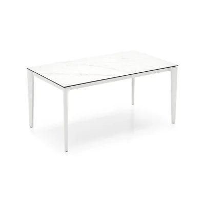 Connubia Tavolo allungabile Artic Fast CB4860-R 160 con struttura in metallo e piano in ceramica da 160(260)x90 cm - IN PROMOZIONE FINO ALL' 11/07