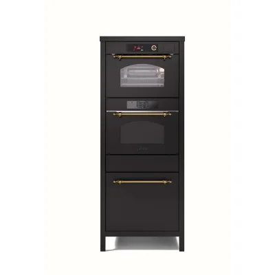 Ilve Colonna Stellata da incasso Nostalgie CSTARSN comprensivo di forno ultracombi e abbattitore e macchina sottovuoto da 70 cm