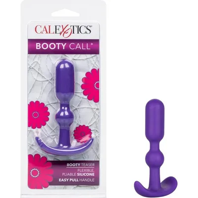 Plug anale CalExotics Booty Call Booty Teaser silicone viola 9 cm unisex