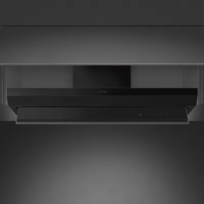 Smeg S Cappa aspirante integrata KSGT124BLV finitura nero opaco da 120 cm