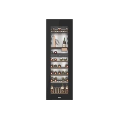 Miele Cantinetta vino da incasso KWT 6722 iGS-1 con vetro nero da 57 cm - RICHIEDERE PREVENTIVO