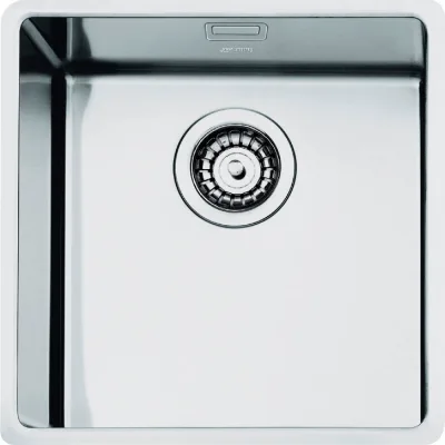 Smeg S Lavello una vasca VFU40SFR finitura acciaio inox da 44x44 cm - Filotop/Flat/Sottotop - IN PROMOZIONE FINO AL 6/07