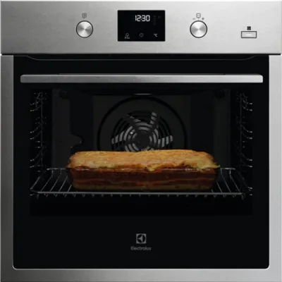 Electrolux Forno multifunzione SteamBake pirolitico KODFP46TX finitura Intuit inox antimpronta da 60 cm