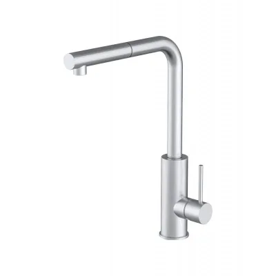 Barazza Miscelatore monocomando con doccia estraibile OFFICINA DOCCIA 316 1RUBOF316 finitura inox AISI 316 satinato