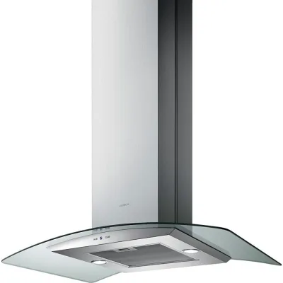 Elica Cappa a isola REEF A ISLAND IX/A/90X60 PRF0150290 finitura acciaio inox e vetro da 90 cm