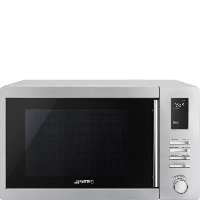 Smeg Forno microonde con grill da appoggio MOE25X finitura acciaio inox da 50 cm - IN PROMOZIONE FINO AL 30/06
