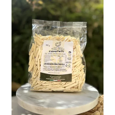 Cavatelli Artigianali di Grano Duro Lucano da Agricoltura Biologica (500g)