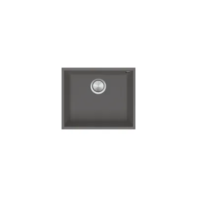 Barazza Lavello sottotop a una vasca SOUL 1QSO61GS finitura b_granite grigio da 54x44 - PROMOZIONE ATTIVA FINO AL 19/10