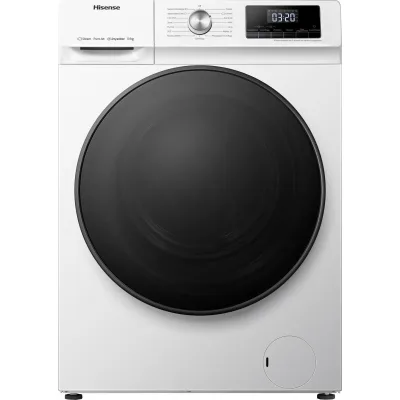 Hisense: Lavatrice a libera installazione WFQA1014EVJM finitura bianco da 60 cm
