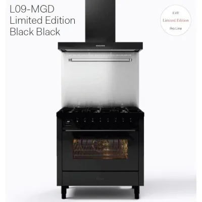 Ilve Cucina L09-MGD Pro Line L096WM3 piano cottura 6 fuochi da 90 cm - Limited Edition Grafite Mat - IN PROMOZIONE FINO AL 6/07