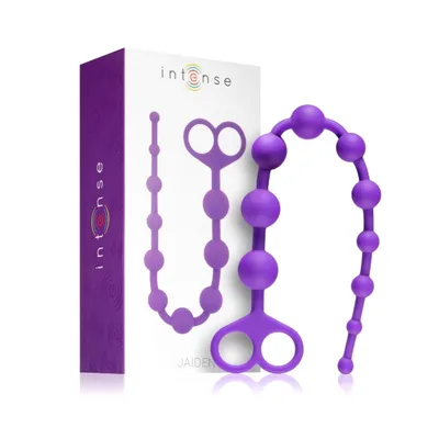 Intense Jaiden 9 perle anali Progressive viola catena palle anal 34 cm