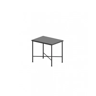 Unopiù Tavolo basso fisso IGEA in ferro da 52x38 cm