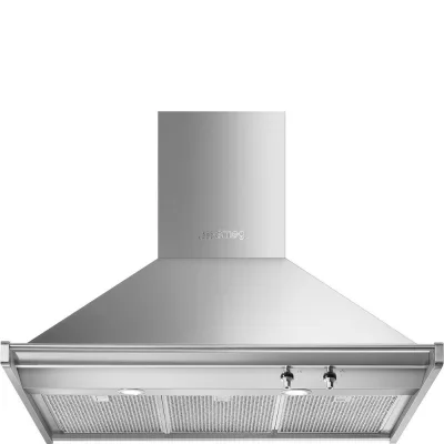 Smeg S Cappa aspirante a parete KD90HXE finitura inox da 90 cm - IN PROMOZIONE FINO AL 6/07