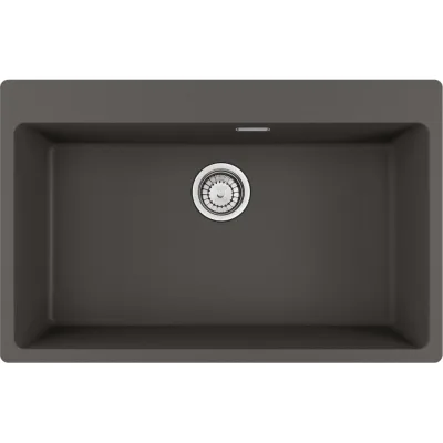Franke Lavello una vasca Vasche Sopratop Centro MRG 610-73 FTL 114.0714.175 finitura grigio ardesia da 78x50 cm