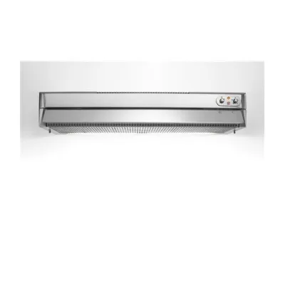 Alpes Cappa filtrante a due motoaspiratori con filtro estensibile CFE-D 90/2 in acciaio inox da 90 cm