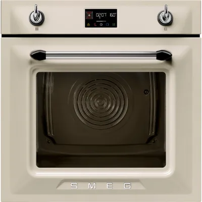 Smeg S Forno pirolitico combinato vapore Galileo Pyro steam SOP6902S2PP finitura panna da 60 cm