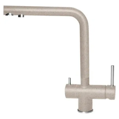 Elleci Miscelatore filtrante monocomando con canna girevole TOURMALINE MGKTOU51 finitura G51 avena