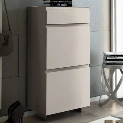 Maconi Mobile sospeso Dolce Vita 1200/412 in melaminico con top in vetro da 60 cm - 2 ante