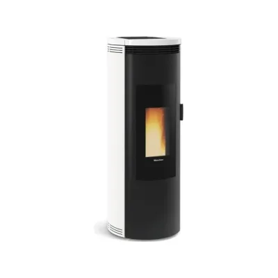 Extraflame Stufa a pellet ermetica ventilata AMIKA EVO 1290003 finitura bianco