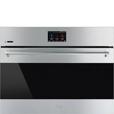 Smeg Abbattitore compatto da incasso SBC4304WX finitura acciaio inox antimpronta da 55 cm