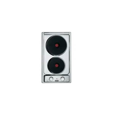 De Longhi Piano cottura a piastre elettriche I 23/2 ER in acciaio inox da 29 cm