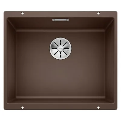 PRONTA CONSEGNA - Blanco | Lavello una vasca SUBLINE 500-U 1518572 finitura caffè da 53x46 cm - Sottotop
