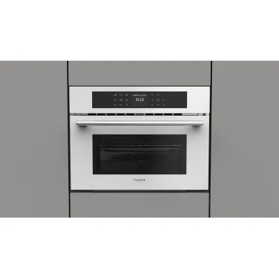 Fulgor Forno microonde combinato FCMO 4510 TEM WH finitura vetro bianco da 60 cm